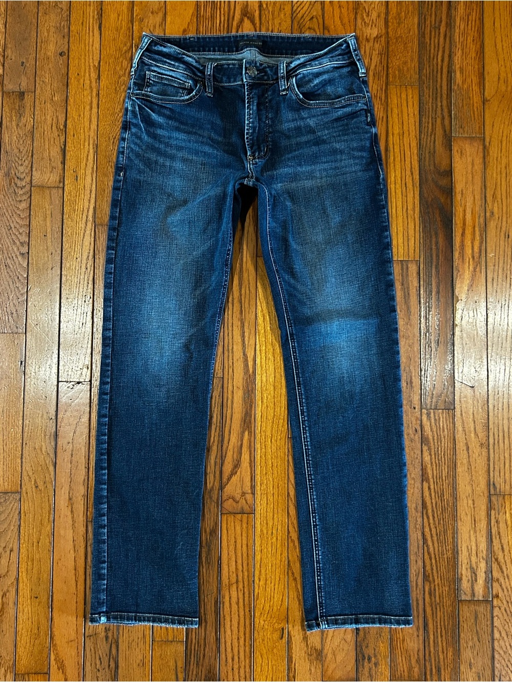 Silver Jeans Co. Allan Men’s Jeans 32x32 Dark Wash Straight Leg Denim